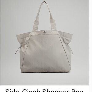 lululemon athletica Gray Side Cinch Shopper Bag